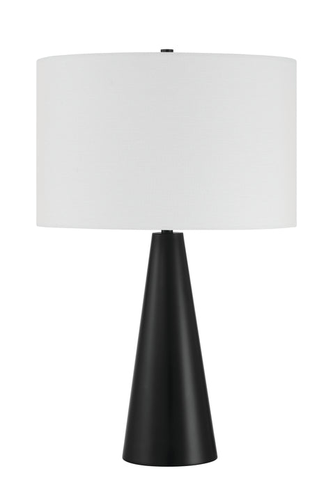 Keefer One Light Table Lamp in Flat Black