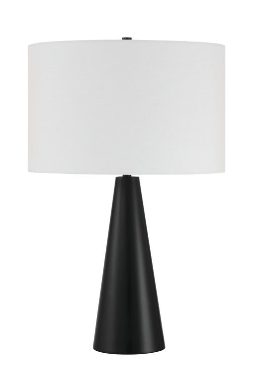 Keefer One Light Table Lamp in Flat Black