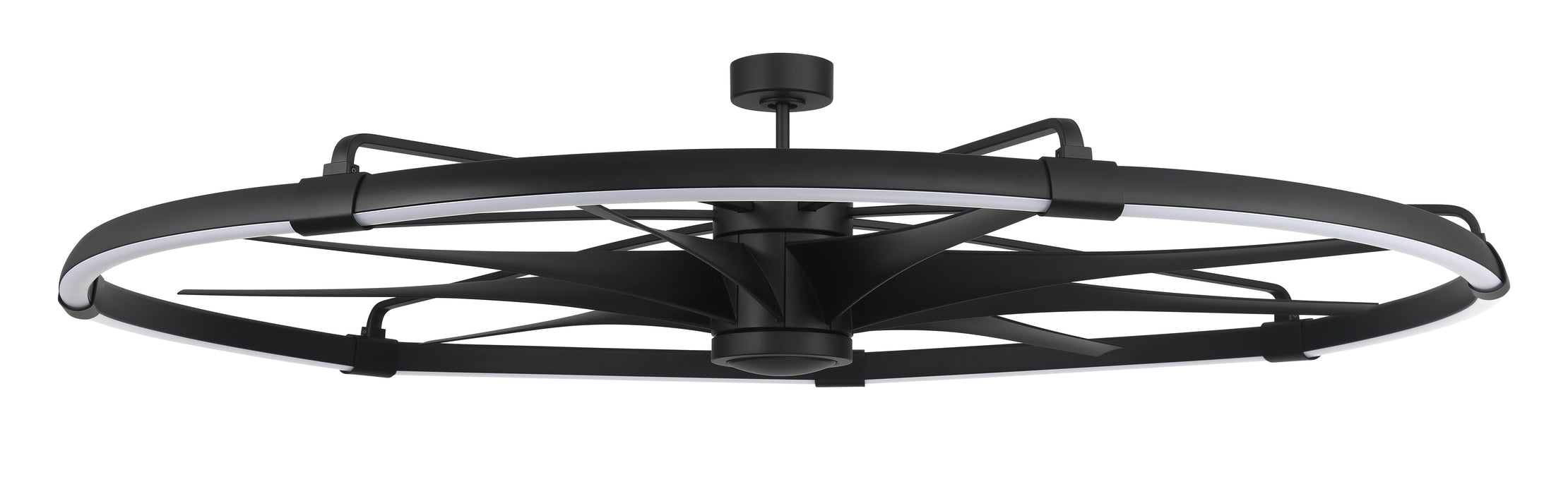 Axel 80" Ceiling Fan in Flat Black