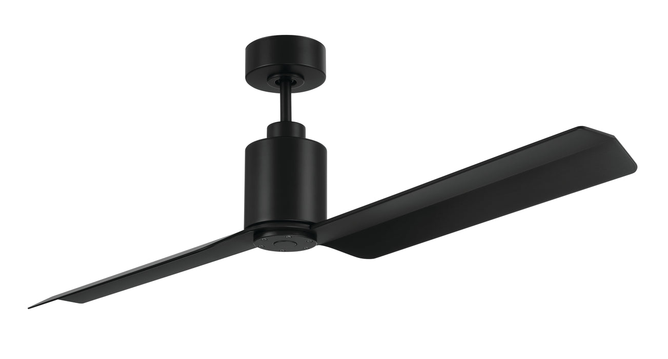 Sleek 56" Ceiling Fan in Flat Black