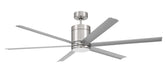 Tate 65" Ceiling Fan in Brushed Polished Nickel