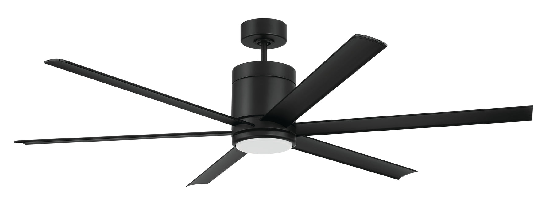 Tate 65" Ceiling Fan in Flat Black