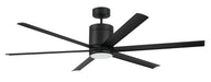 Tate 65" Ceiling Fan in Flat Black