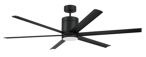 Tate 65" Ceiling Fan in Flat Black