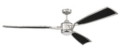 Viva 72" Ceiling Fan in Polished Nickel