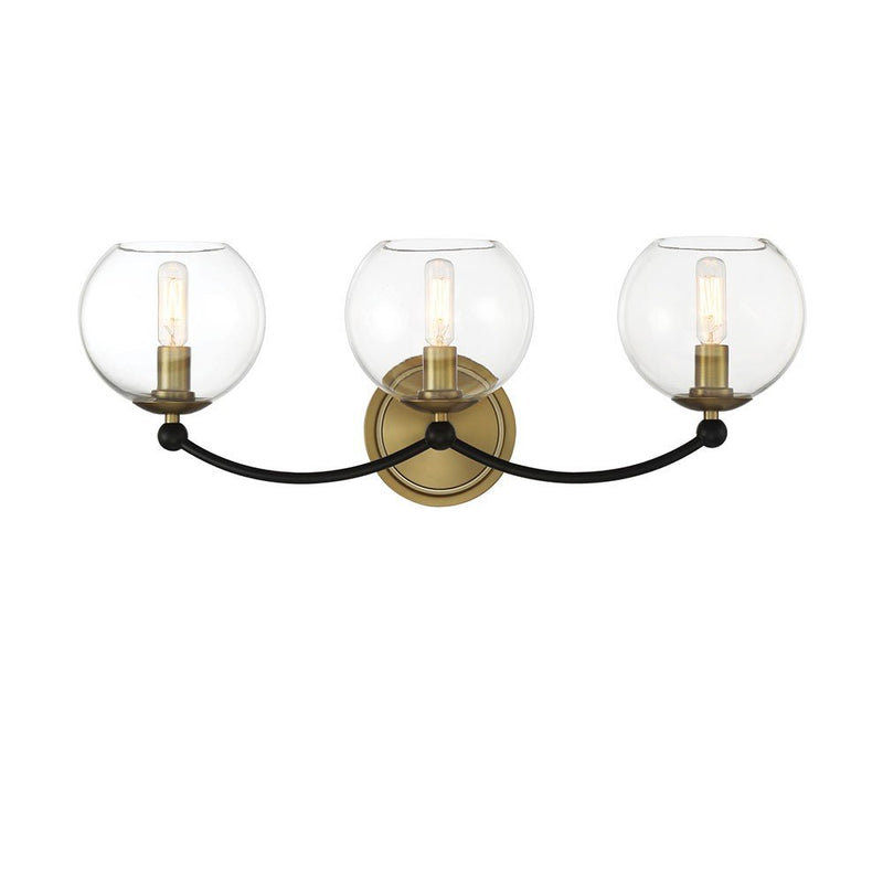 Kearney Park 3-Light Bath Vanity Light in Coal