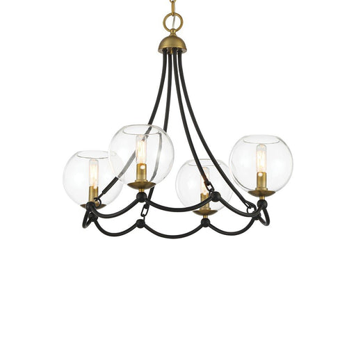Kearney Park 4-Light Chandelier in Coal
