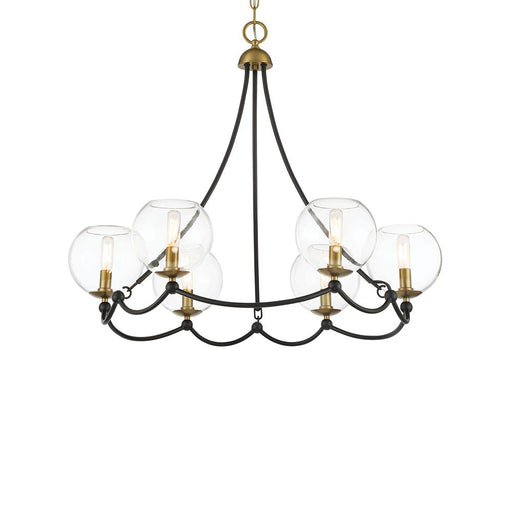 Kearney Park 6-Light Chandelier in Coal