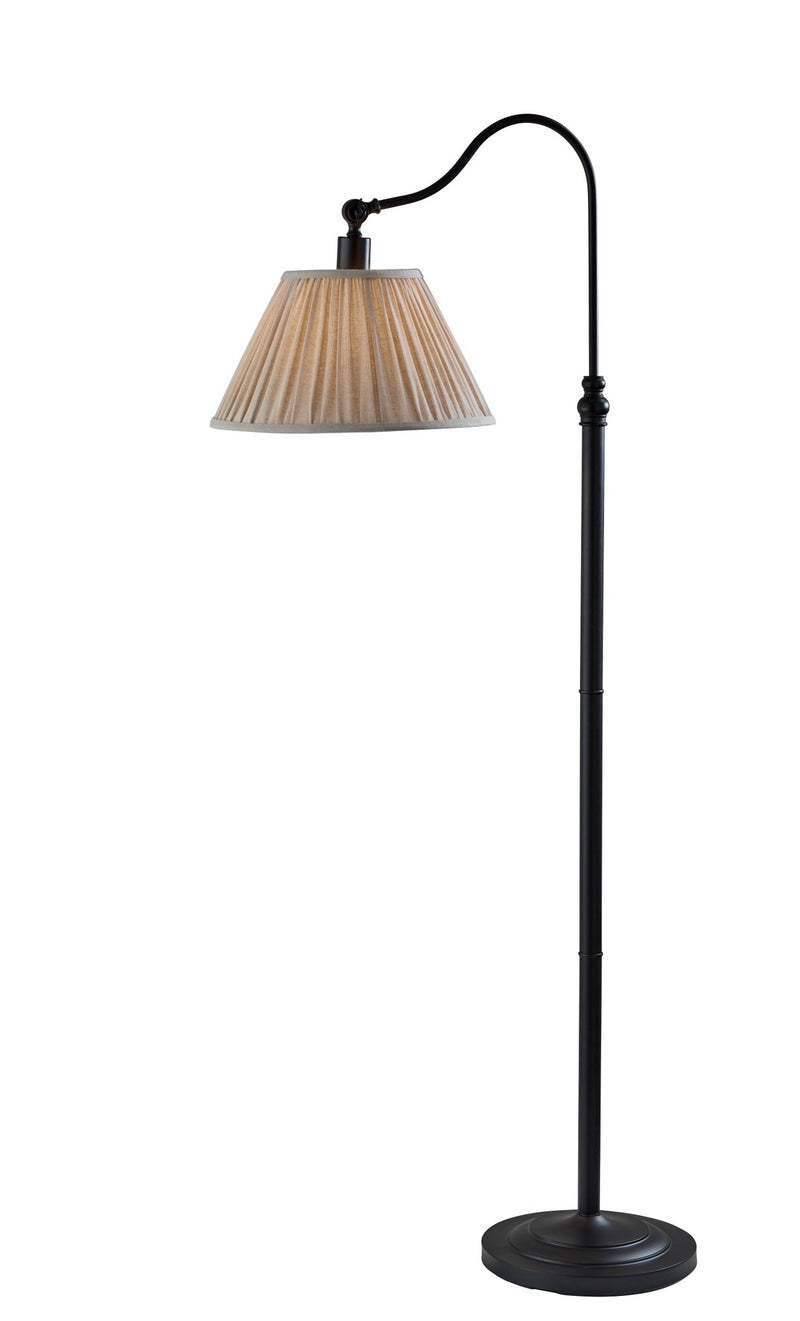 Shiloh Arc Floor Lamp in Black