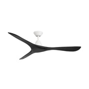 Carve 60" Outdoor Ceiling Fan in Matte White / Matte Black