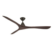 Carve 72" Outdoor Ceiling Fan in Bronze / Dark Walnut