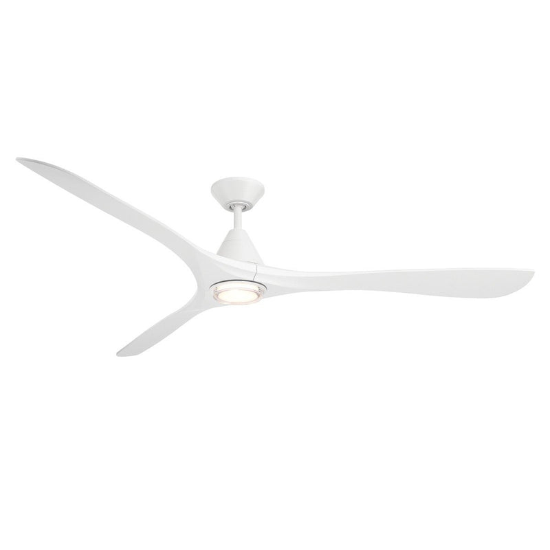 Carve 72" Outdoor Ceiling Fan in Matte White