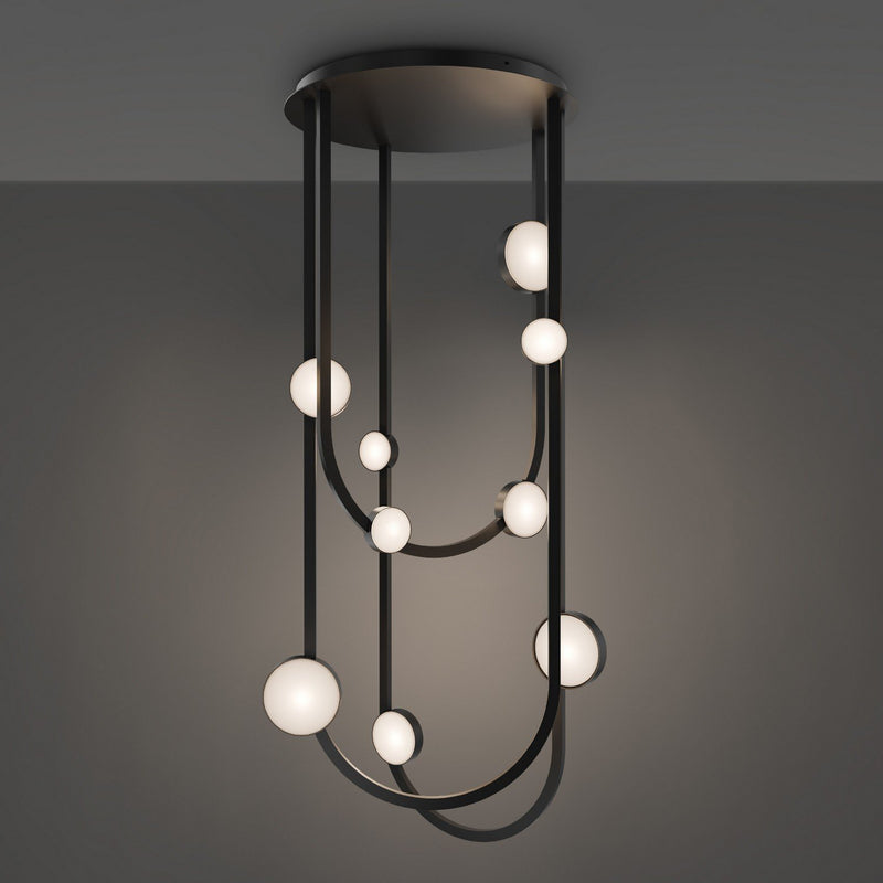 Tableau 10-Light Convertible Chandelier in 4000K