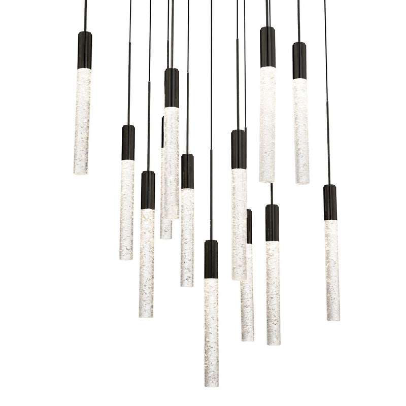 Magic 13-Light Square Pendant in Black