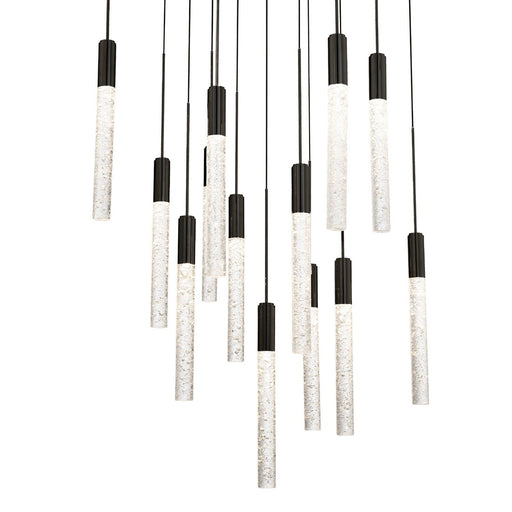 Magic 13-Light Square Pendant in Black