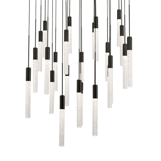 Magic 25-Light Square Pendant in Black
