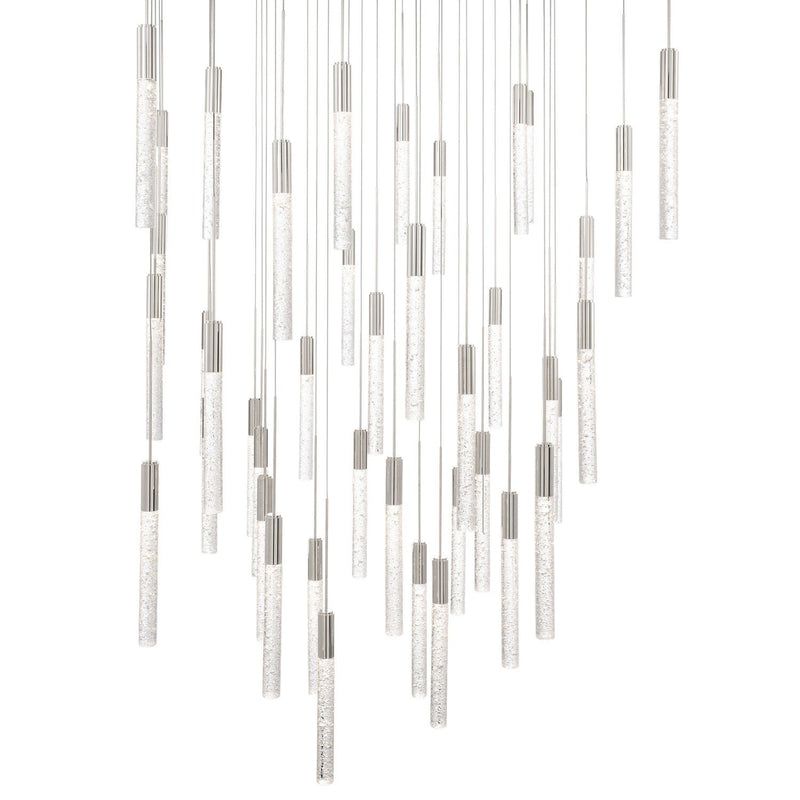 Magic 41-Light Square Pendant in Polished Nickel
