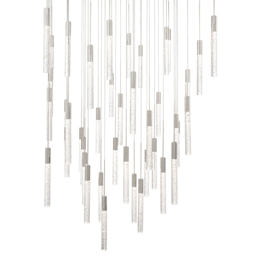 Magic 41-Light Square Pendant in Polished Nickel