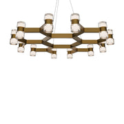 Dashe 24-Light Chandelier in Aged Brass