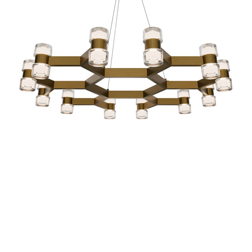 Dashe 24-Light Chandelier in Aged Brass