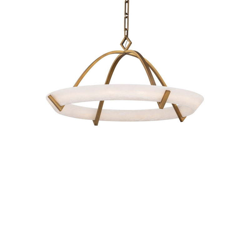 Copa Chandelier in Aged Brass