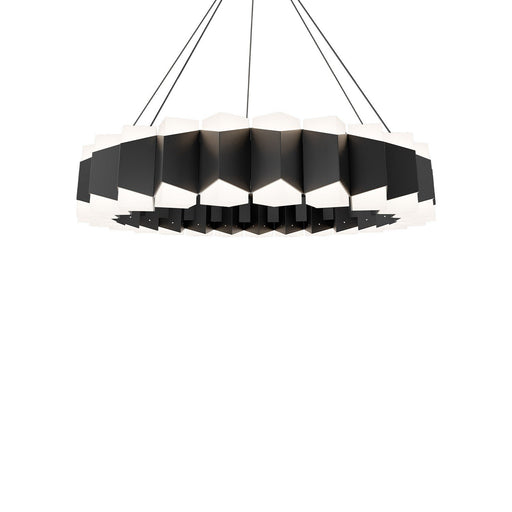 Dolman 48-Light Chandelier in Black