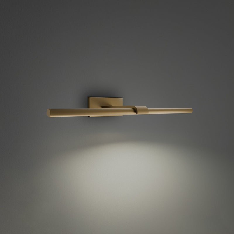 Inlet 24" Picture Light in Aged Brass