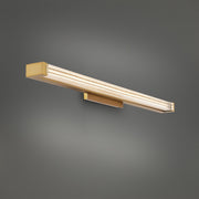 Skein 33" Bath Vanity Light in Aged Brass
