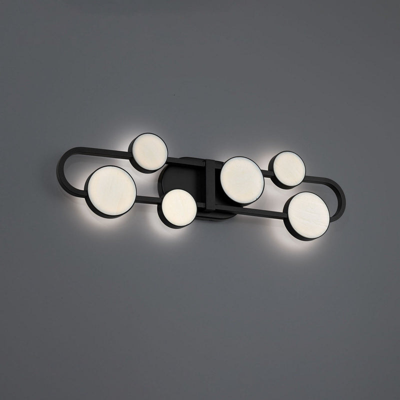 Tableau 6-Light Bath Vanity Light in 2700K