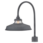 Troyer Outdoor Post Light in Aged Zinc