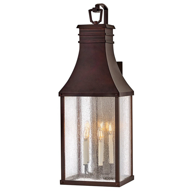 Beacon Hill Grande 5-Light Outdoor Wall Lantern in Blackened Copper