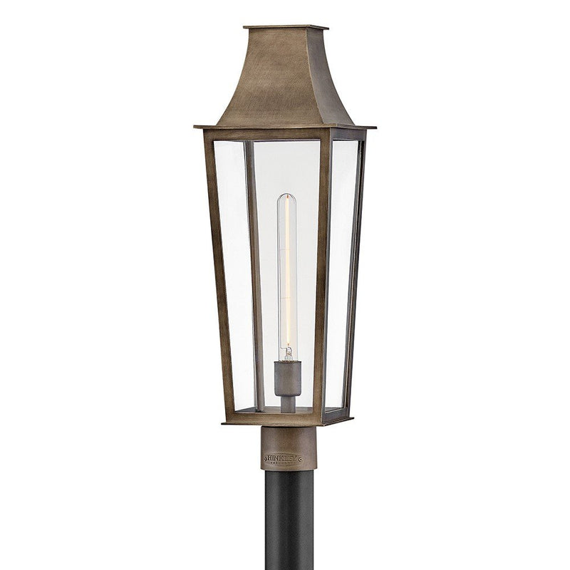 Georgetown Outdoor Post Light in Burnished Bronze