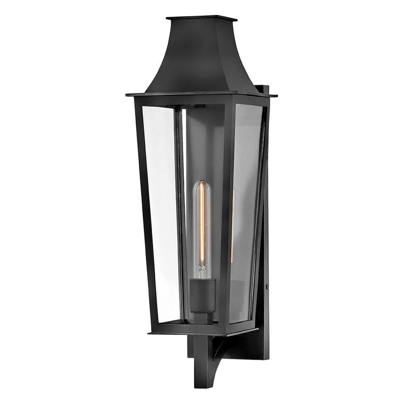 Georgetown Medium Outdoor Wall Lantern in Black