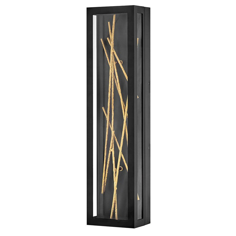 Styx LED Outdoor Wall Sconce in Black
