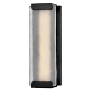 Zayde Medium Outdoor Wall Sconce in Black