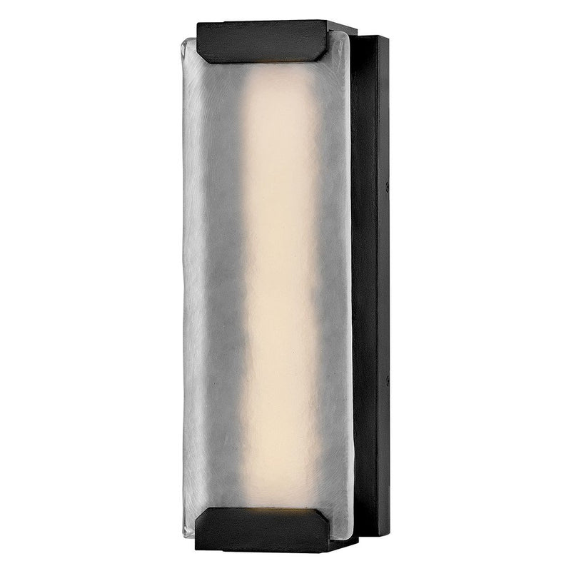 Zayde Medium Outdoor Wall Sconce in Black
