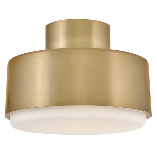 Cedric 2-Light Semi-Flush Mount in Lacquered Brass
