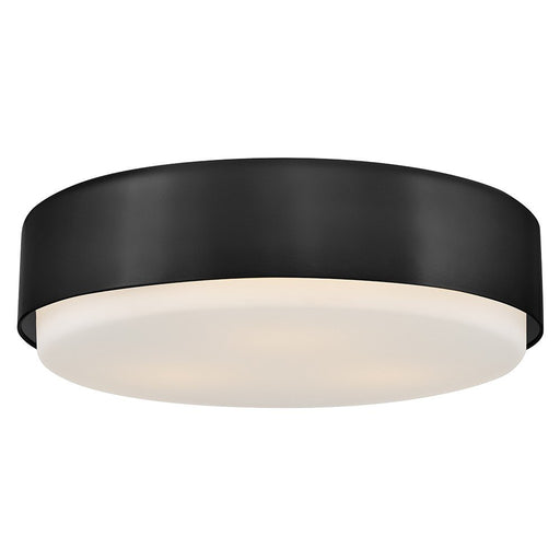 Cedric 3-Light 18" Flush Mount in Black