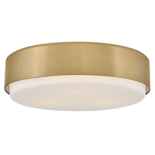 Cedric 3-Light 18" Flush Mount in Lacquered Brass