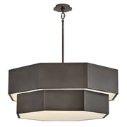 Facet 12-Light Pendant in Black Oxide