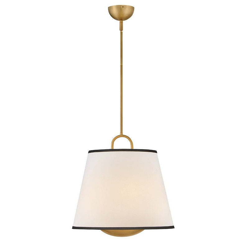 Sonia 3-Light Pendant in Lacquered Brass
