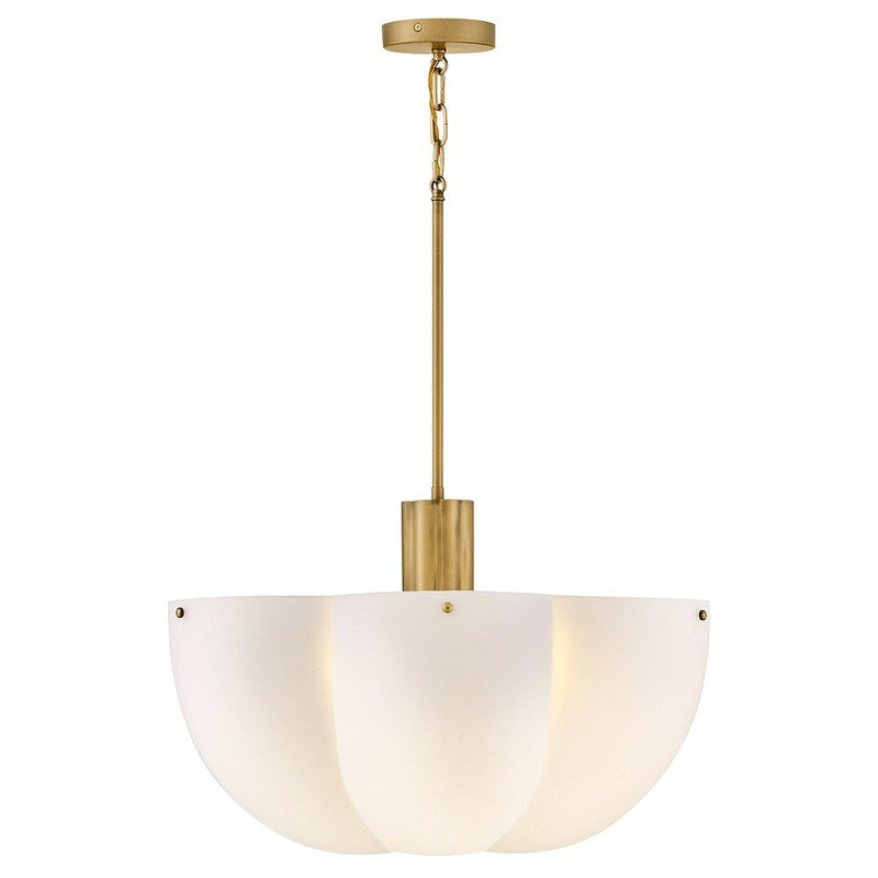 Becca 6-Light Pendant in Heritage Brass