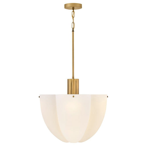 Becca 8-Light Pendant in Heritage Brass