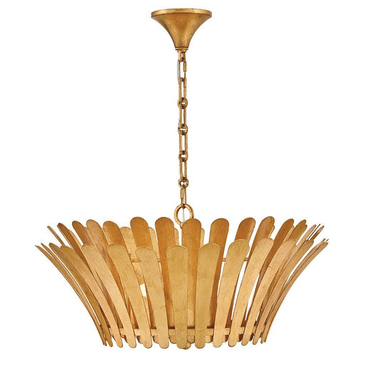 Reina 3-Light Pendant in Distressed Brass