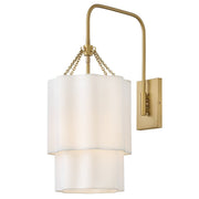 Gwen Wall Sconce in Lacquered Brass