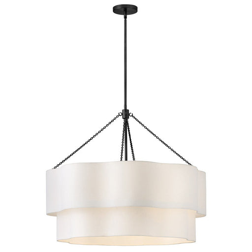Gwen 8-Light Pendant in Black