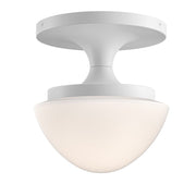 Knox Extra Small Semi-Flush Mount in Chalk White