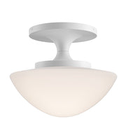 Knox Small Semi-Flush Mount in Chalk White