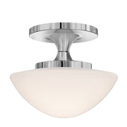 Knox Small Semi-Flush Mount in Chrome