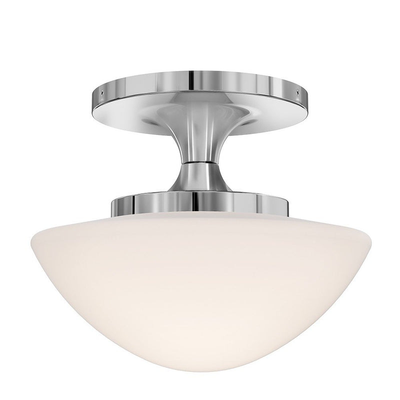 Knox Small Semi-Flush Mount in Chrome